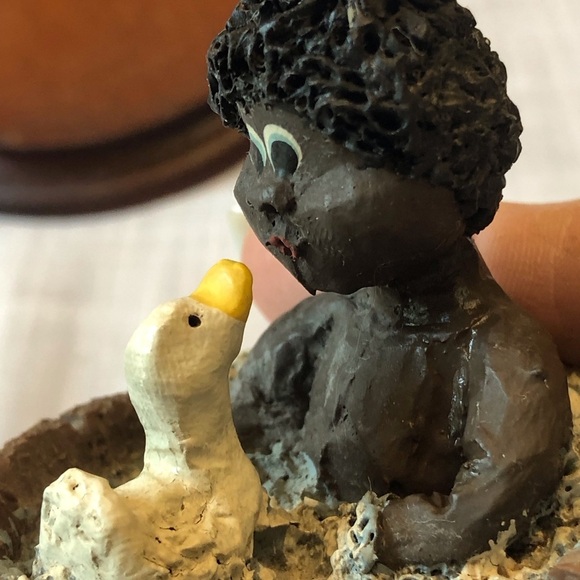 Constance Collection African American Figurine 1985-87 Little Boy and His Duck - Picture 7 of 8